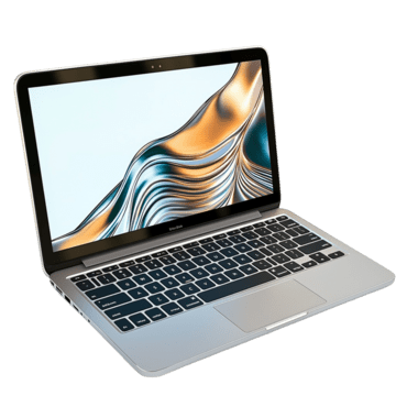 pngtree modern laptop computer with screen open technology digital device png image 16345445